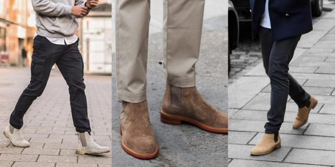 sapatos da moda para homens, Chelsea para o outono e inverno 2019/2020