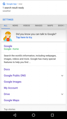 O Google-search para Android agora é um modo especial para desligada