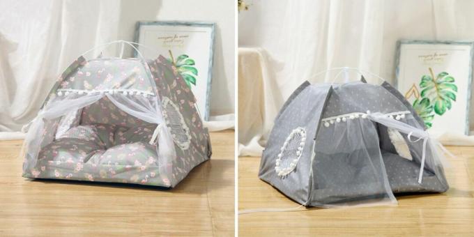 Casas para gatos: em forma de tenda