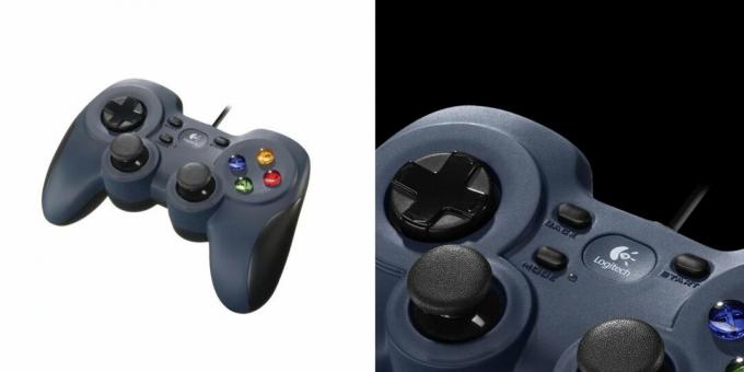 Gamepads confortáveis: Logitech F310