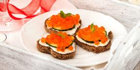 9 deliciosos sanduíches com caviar vermelho