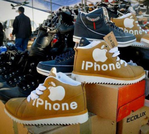sapatos iphone