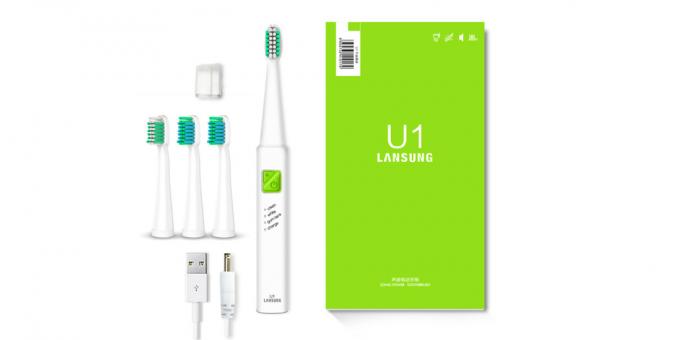 escova de dentes elétrica de Lansung