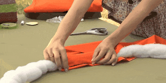 Hammock com suas próprias mãos: rede cadeira feita de tecido em um hoop