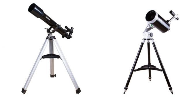 Como olhar para o céu estrelado: é importante escolher um dispositivo com um diâmetro da lente adequada