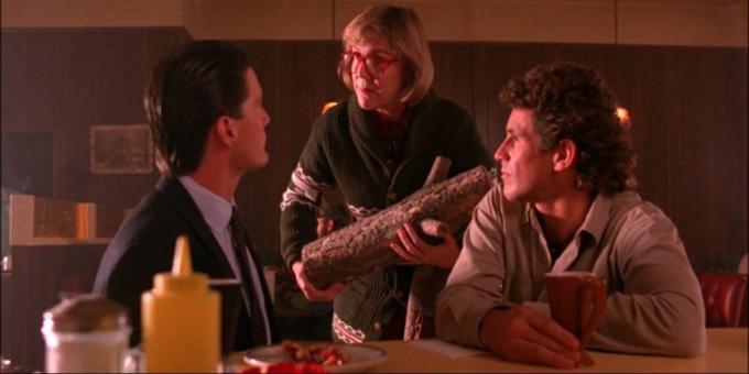 A história secreta de Twin Peaks: Mulher com um log