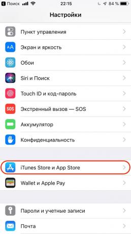 Configurando o Apple iPhone: desligar as avaliações solicitações de aplicativos
