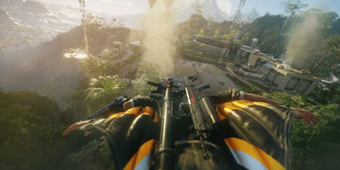 Passo a passo Just Cause 4: voos para wingsuit