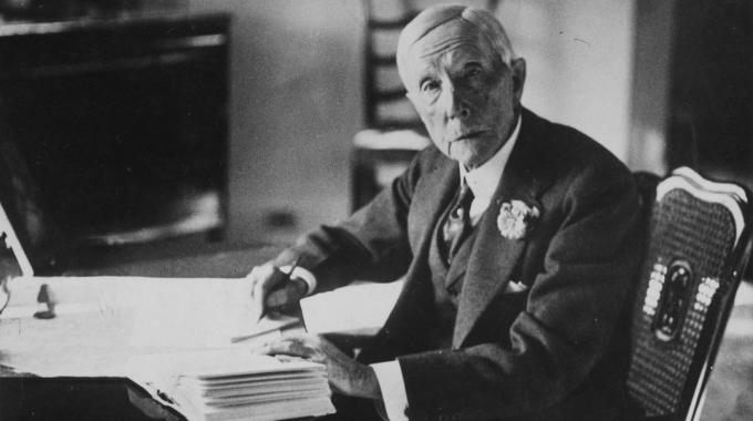 John D. Rockefeller no trabalho
