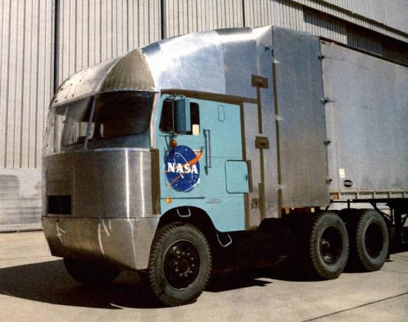 carros frescos NASA: caminhão aerodinâmico