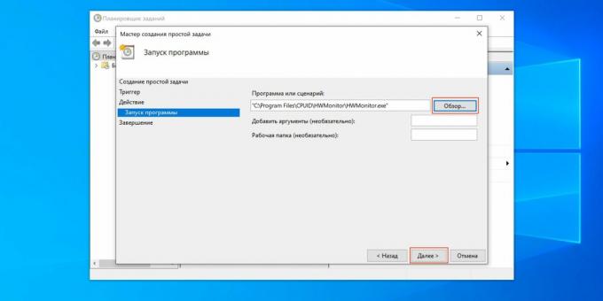 Como adicionar um programa à inicialização do Windows 10: especifique o caminho para o arquivo exe