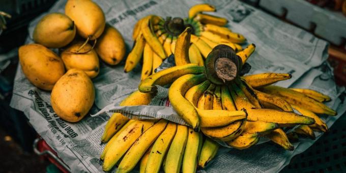 Como escolher bananas