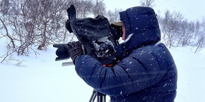 Snapshots de Inverno: proteger a câmera de neve
