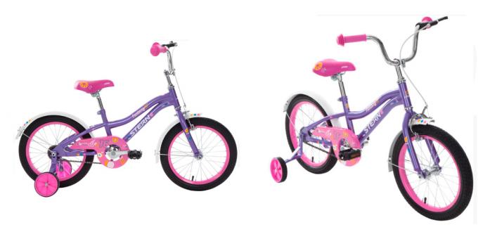 a bicicleta de crianças para meninas