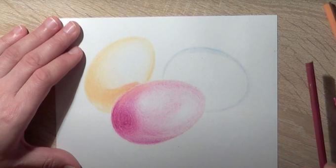 Desenhos de Páscoa: pintar sobre o ovo central