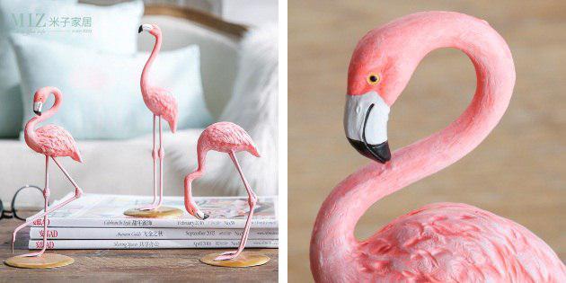 flamingos decorativos