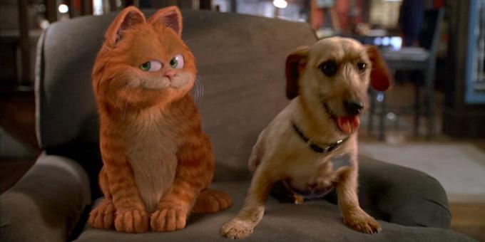 Filmes sobre gatos: "Garfield"