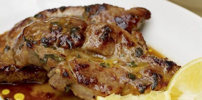 Receitas com carne de porco: grelhado porco pescoço