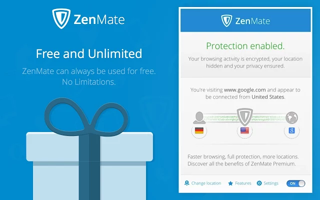 VPN Free for Chrome: ZenMate VPN