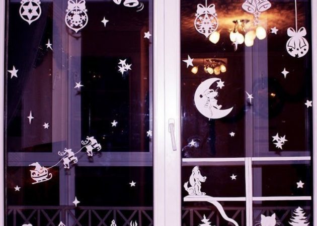 Como decorar uma casa na véspera de Ano Novo: janelas