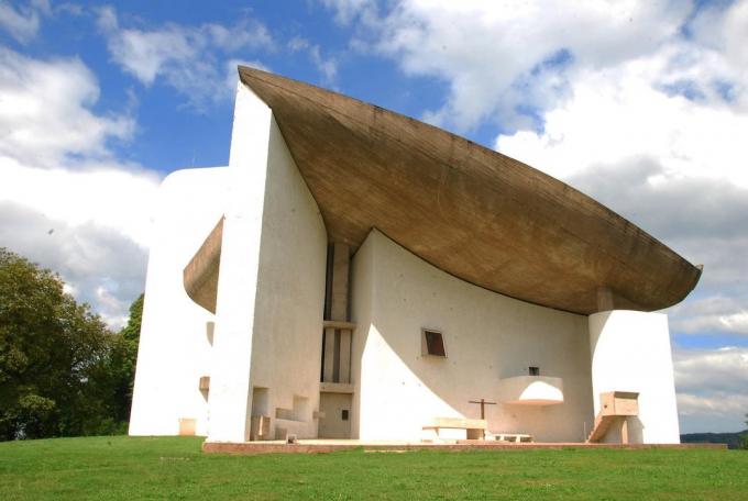 arquitectura europeia: de Le Corbusier Chapelle La Notre Dame du Haut
