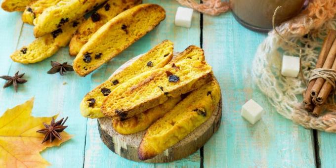 Biscotti com abóbora