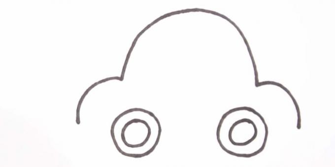 Como desenhar um carro: retrate as rodas