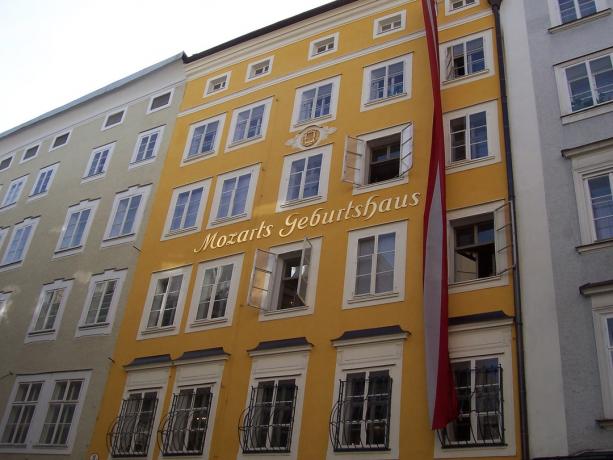 Casa em Salzburgo, onde Mozart nasceu