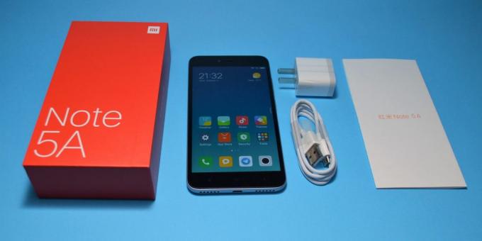 Xiaomi redmi Nota 5a: Equipamento