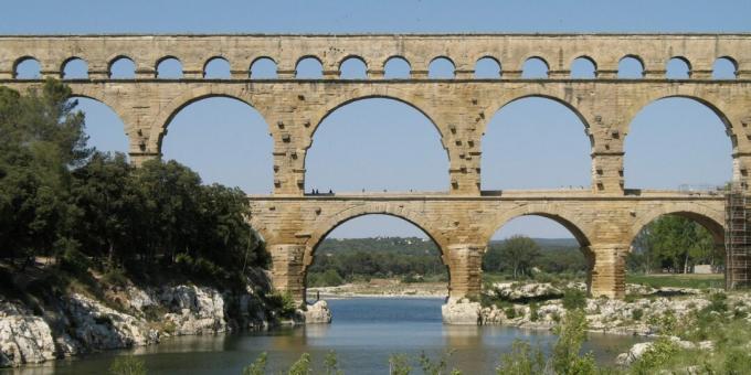 monumentos arquitetônicos: Pont du Gard