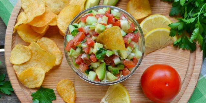 Salsa de Abacate com Tomate