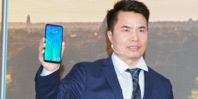 Huawei mostrou primeiro smartphone com um buraco na tela sob o selfie câmera