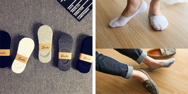 Belas meias: algodão dos homens meias Sledkov