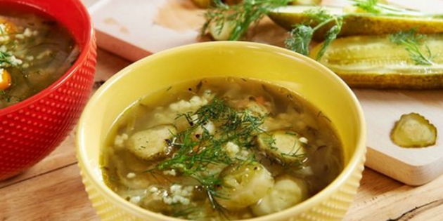 Rassolnik Recipes: Pickle frango e milho