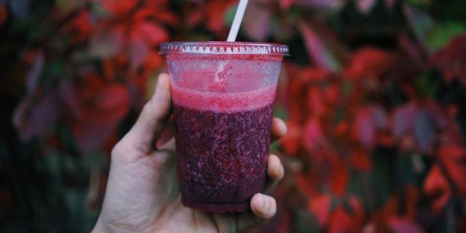 Receitas para Blender: smoothie de Blueberry com flocos de aveia