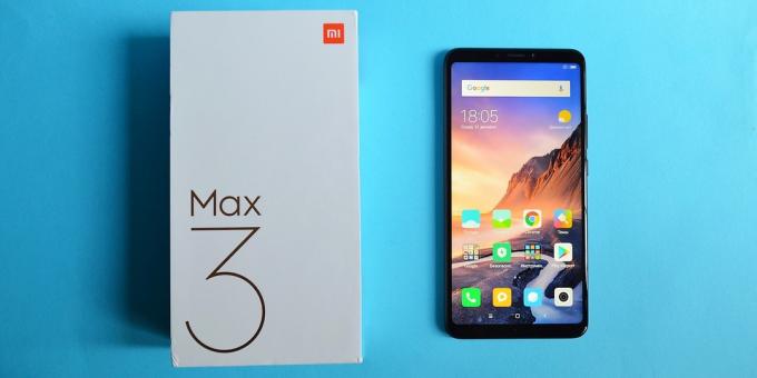 revisão Xiaomi Mi Max 3: Box
