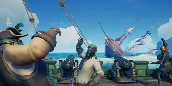 Xbox Uma vez do PlayStation 4: Sea of ​​Thieves