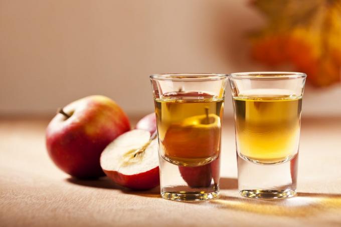 tinturas de álcool: calvados maçã