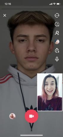 Gravação TikTok reaccional