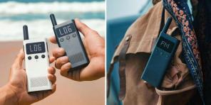 Devemos levar: Xiaomi walkie-talkie compacto com rádio FM com um desconto de 1.000 rublos