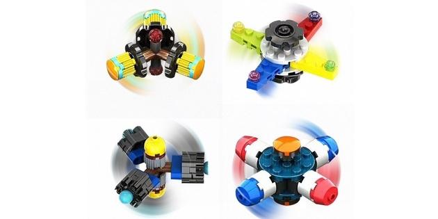 Spinners de LEGO detalek