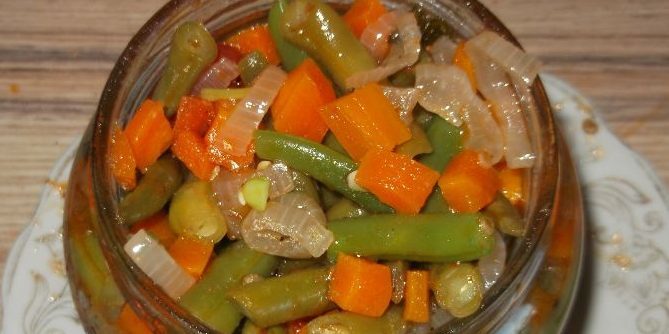 Como se preparar para as cenouras inverno: Salada de cenouras e feijão verde