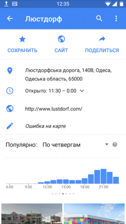 bar Google Maps