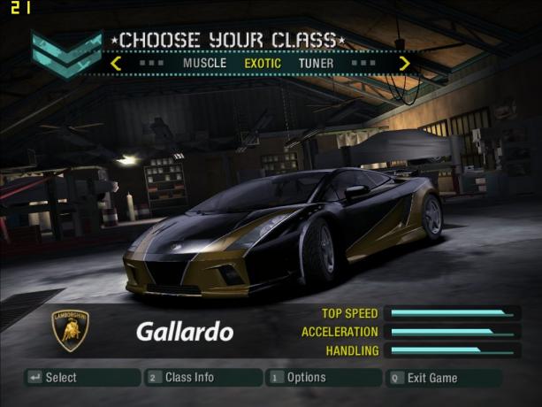 Captura de tela do jogo Need For Speed: Carbono